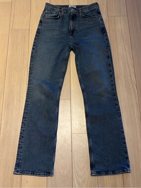 AGOLDE High-Rise Bootcut Jeans in Prophecy Blue